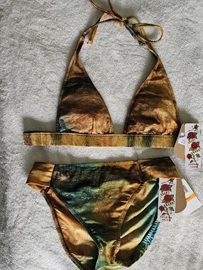 NWT Lucky Brand Tie-Dye Bikini - SIZE S